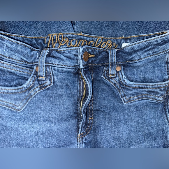 WRANGLER WOMEN'S RETRO MEDIUM WASH HIGH RISE FLARE JEANS 11MPFJW sz 27 x 36 - Picture 7 of 11